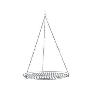Grillrács rozsdamentes 60 cm lánccal