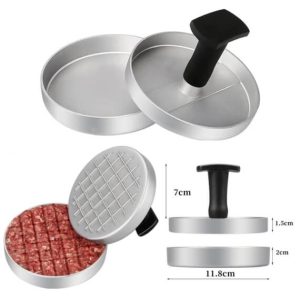 Alumínium hamburger és húspogácsa készítő 11,8 cm