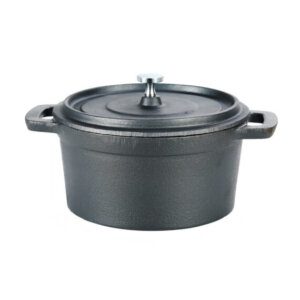 Öntöttvas lábas mini 14*7 cm (kezelt)