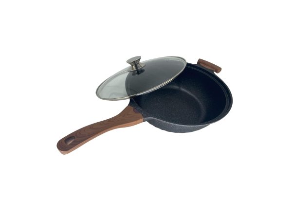 Tapadásmentes wok fedővel 32cm