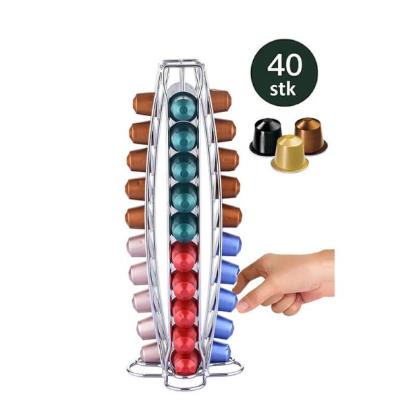 Cheffinger Nespresso 40 db-os fém kapszulatartó