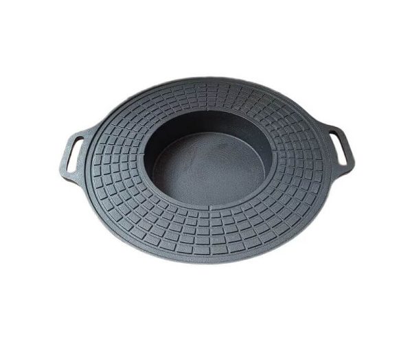 Öntöttvas tárcsa középen sütővel 49cm - Image 2
