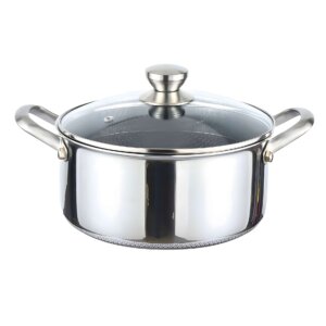 Lábas rozsdamentes acélból 28cm