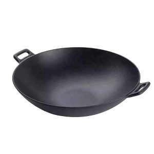 Wok öntöttvas nagyméretű 50cm
