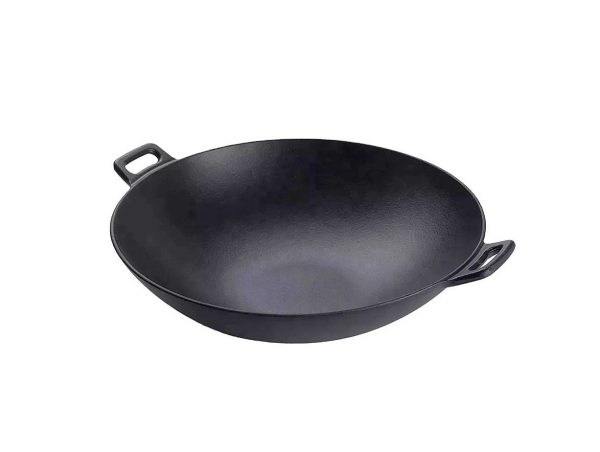 Wok öntöttvas nagyméretű 50cm
