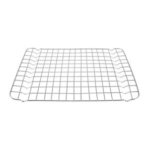 Rozsdamentes grillrács tepsibe 39x25cm