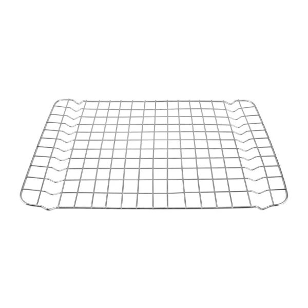 Rozsdamentes grillrács tepsibe 39x25cm