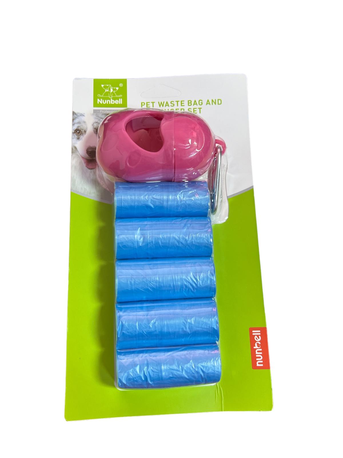 Kutyapiszok Zacskó Adagoló Csont Alakú Tartóval 5tekercs / 75db zsák