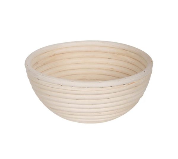 Rattan Szakajtó  Kenyér Kelesztőtál Kerek, 25*8 cm