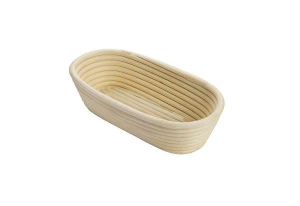 Ovális Rattan Szakajtó  Kenyér Kelesztőtál 28*14*7 cm
