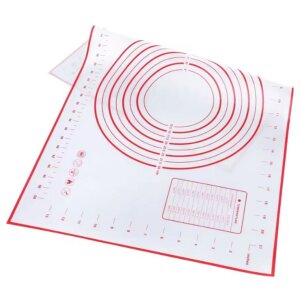 Skálázott hőálló, újrafelhasználható cukrász konyhai tapadásmentes szilikon lap 60x40cm