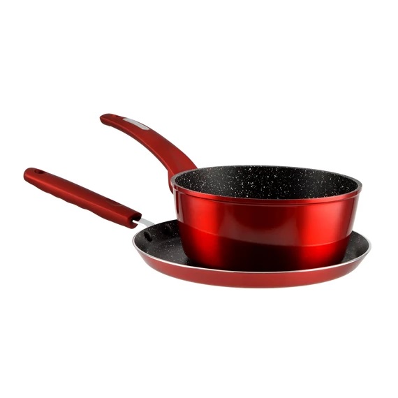 Metal Red Line 24 cm Tapadásmentes Palacsintasütő 24*2 cm, indukciós