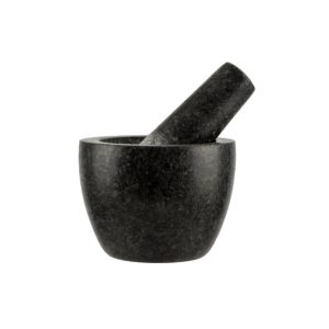 Egyenes Falú Gránit Mozsár Törővel  9,5×7,2 cm