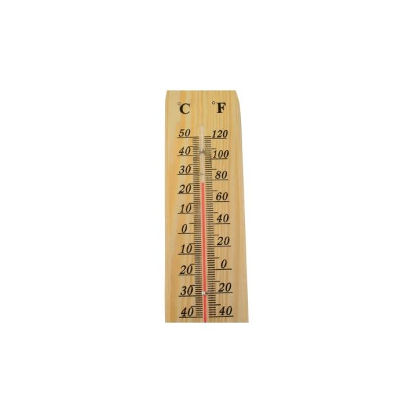 Fa Hőmérő 22 cm, Akasztóval