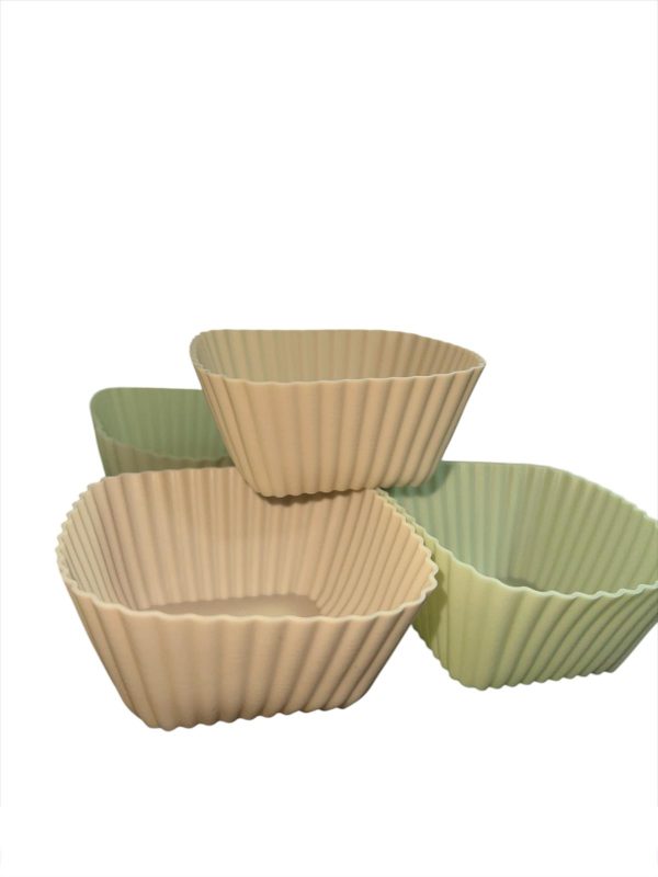 Szilikon Muffin Sütőforma Szett  különböző színben 12db - Image 2