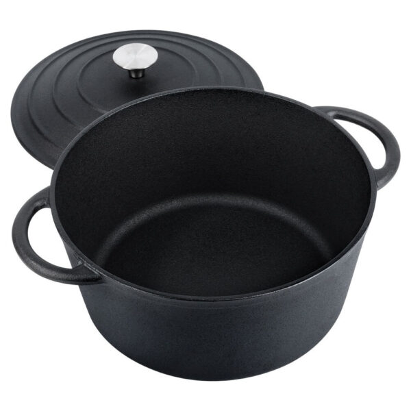Öntöttvas lábas fedővel 26cm, 5lit - Image 3