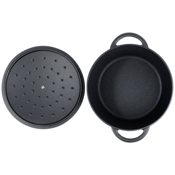 Öntöttvas lábas fedővel 26cm, 5lit - Image 5