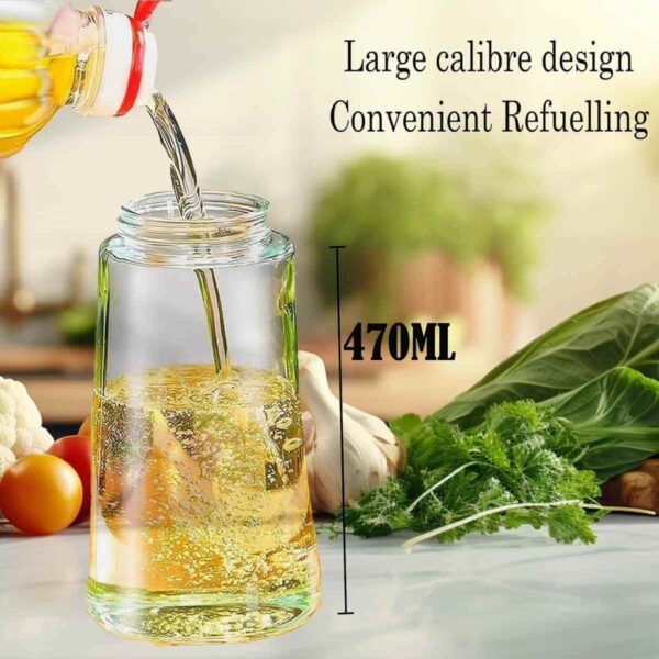2 az 1 üveg olajpermetező, olajspray sütéshez és salátához 470ml - Image 4