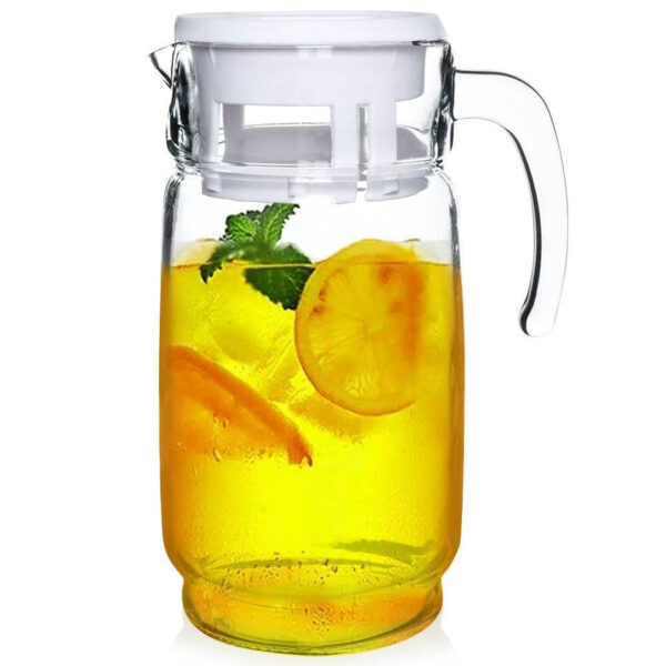 Üvegkancsó fedéllel 2 l