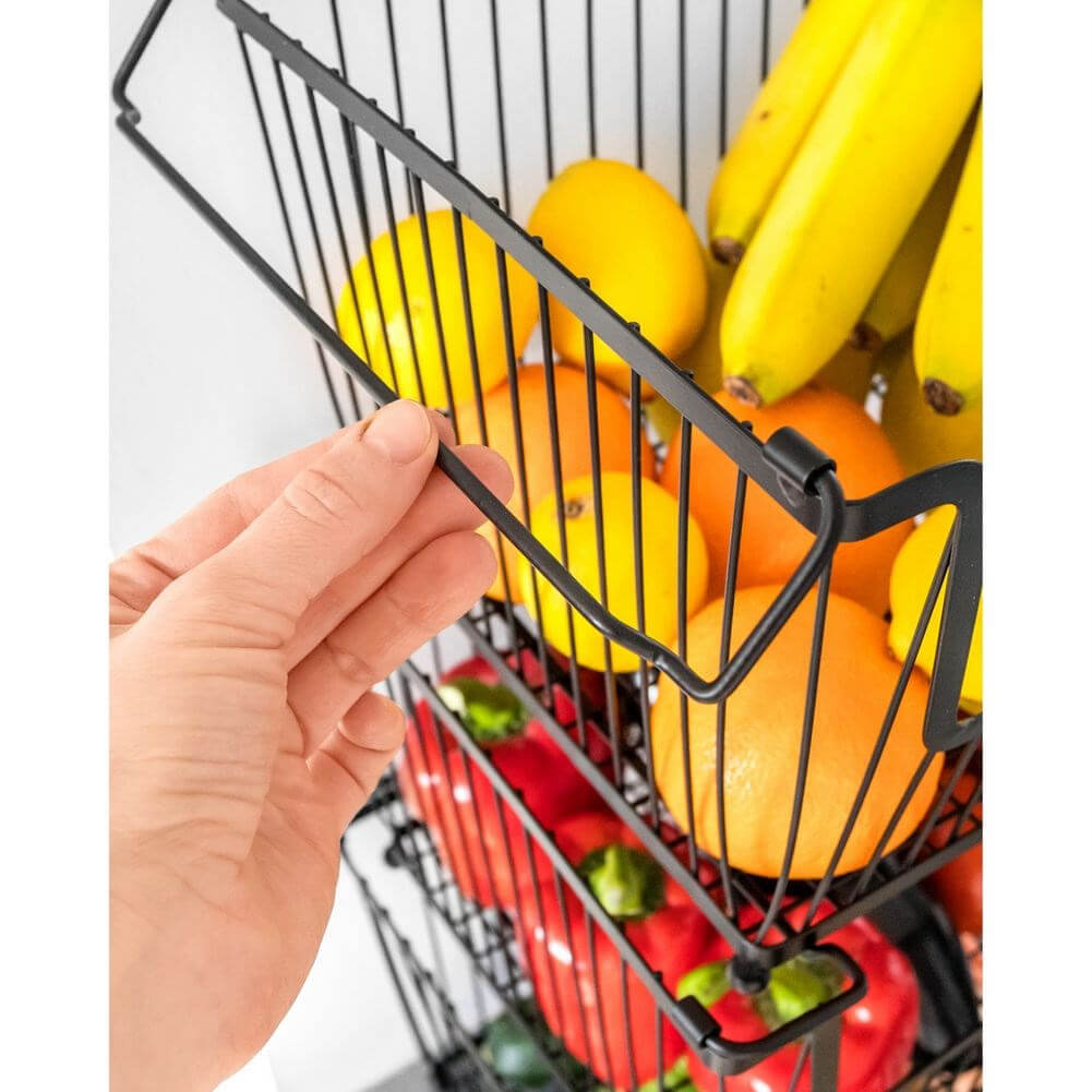 Gyümölcs és Zöldségkosár Fém 31x26x22cm - Image 4