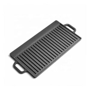 Öntöttvas grill lap  2 oldalas 50.5x23.5x1.5cm