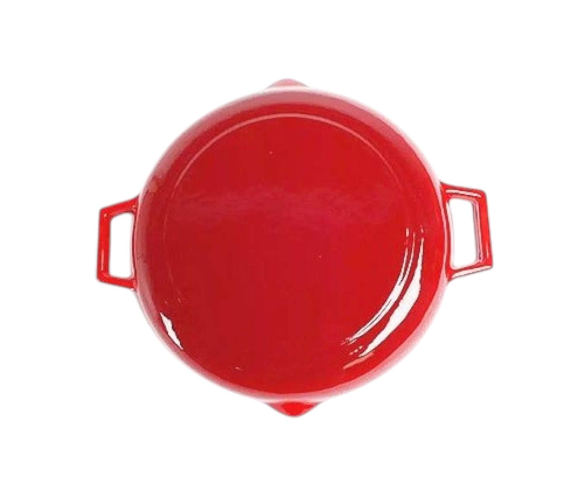 Zománcozott Öntöttvas piros Grill Szeletsütő 31cm