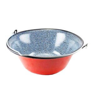 Zománcozott piros bogrács 14liter