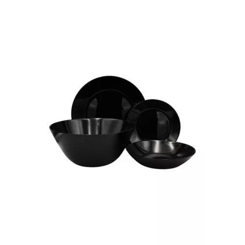 ZELIE BLACK étkészlet – 19 részes