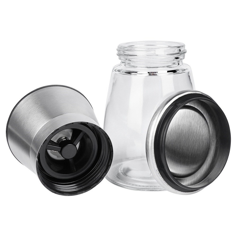 Kézi só- és borsőrlő készlet – 2 db üveg tartállyal - Image 8