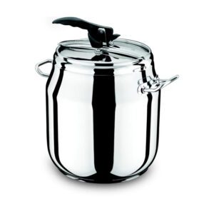 Rozsdamentes Gyorsfőző Kukta – 20 Liter (Indukciós), Biztonsági Fedővel