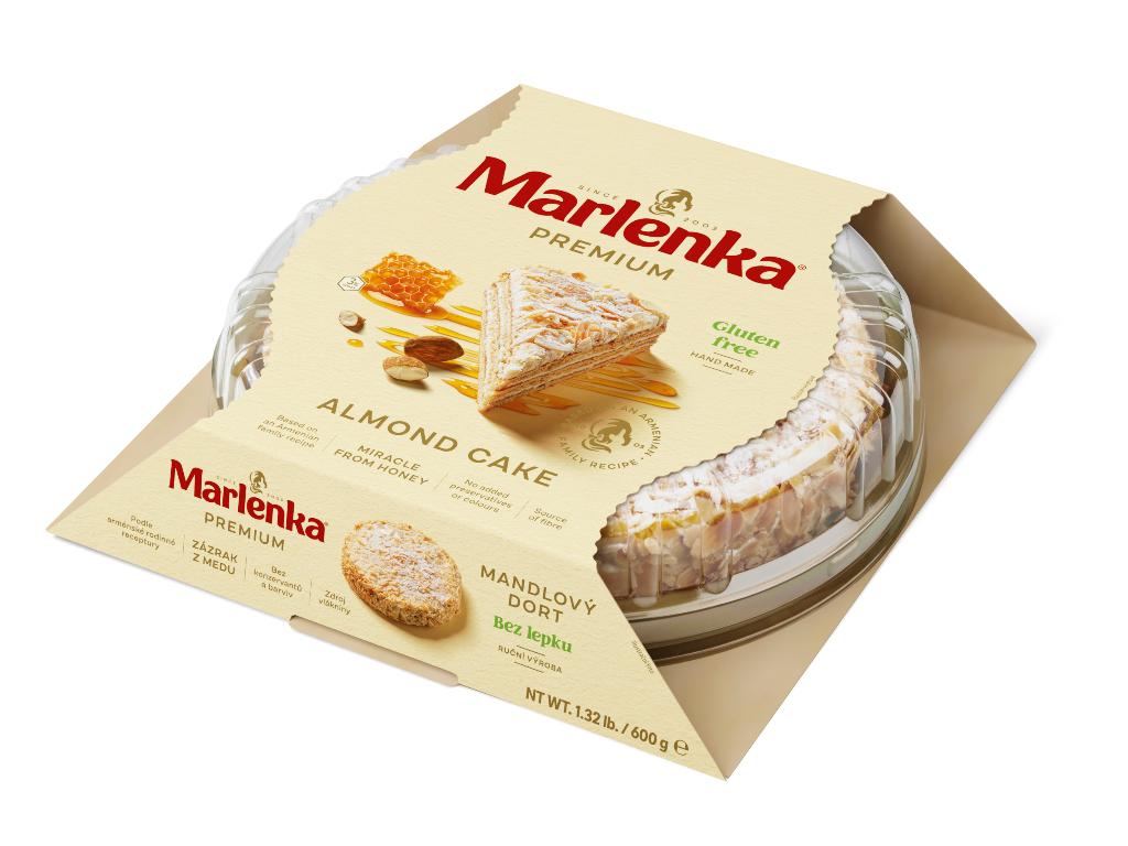 Mandulás mézes torta MARLENKA® PRÉMIUM 600 g