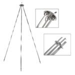 Rozsdamentes bográcsállvány 117 cm – 7 mm vastag lábakkal