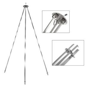 Rozsdamentes bográcsállvány 117 cm – 7 mm vastag lábakkal