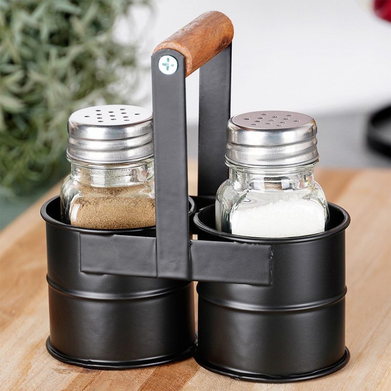 Só- és borsszóró szett állvánnyal, 3 részes - Image 2