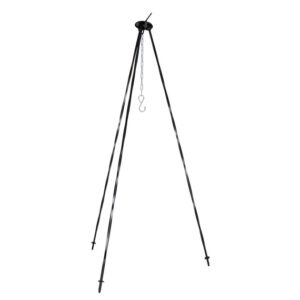 Bográcsállvány, 1,2 méter, 8 mm, fekete